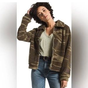Z Supply Camo Sherpa Jacket